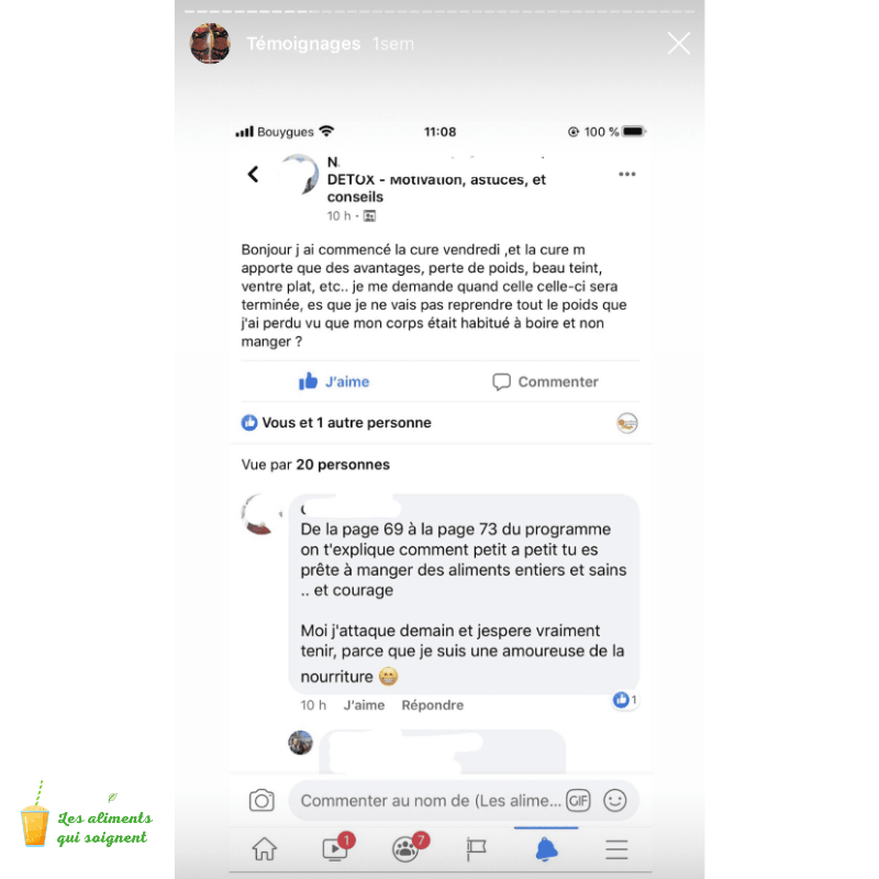 Programme Smoothie detox ventre plat