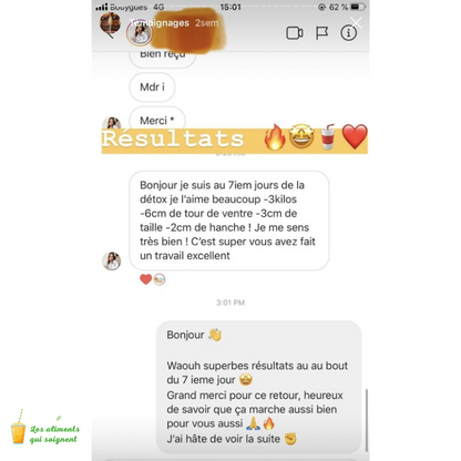 Programme Smoothie detox ventre plat